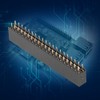 5PCS 2 * 20pins 2.54cm Straight Female PCB Header for