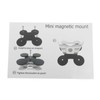 Base Mini Car Roof Mounting Kit for Mini Internet Satellite,