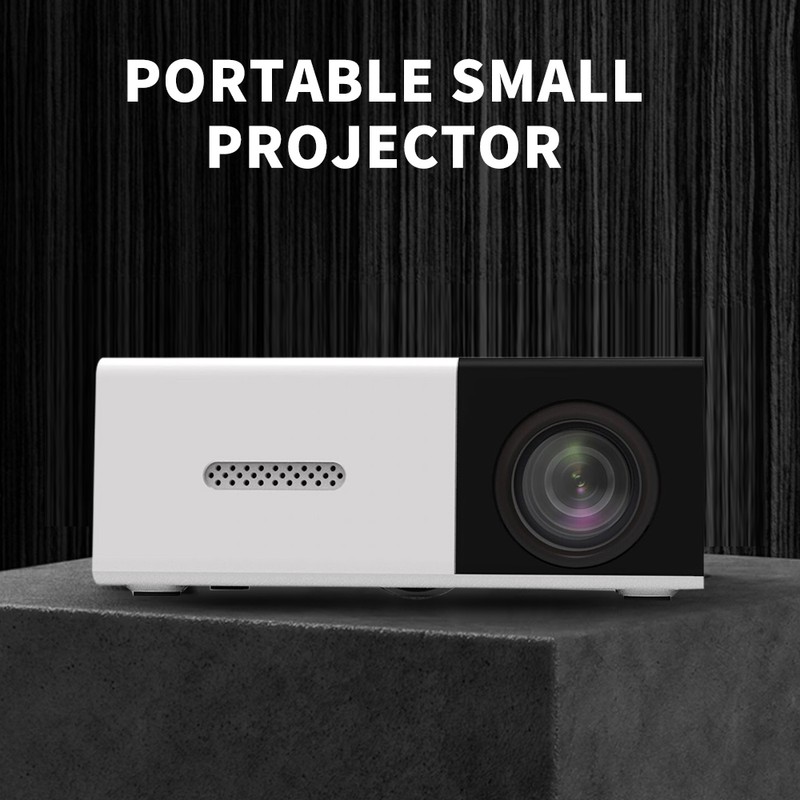 Mini Projector Audio HD USB Mini Projector Support 1080P Home