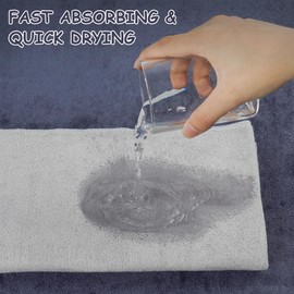 URAQT Microfibre Towels, Set of 2, Quick-Drying Microfibre Towels for Sauna, Fitness, Sports, Sports, Travel Towel, Sports Towel, Beach Towel, Fitness, Sports, Swimming, 70 x 140 cm