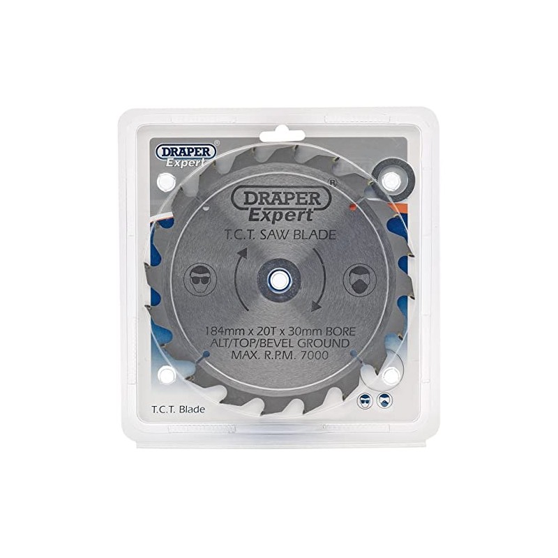 Draper 09471 TCT Saw Blade 184 x 30mm 20-Tooth