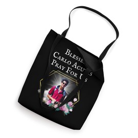 Blessed Carlo Acutis Pray For Us | Catholic Beatification Tote Bag