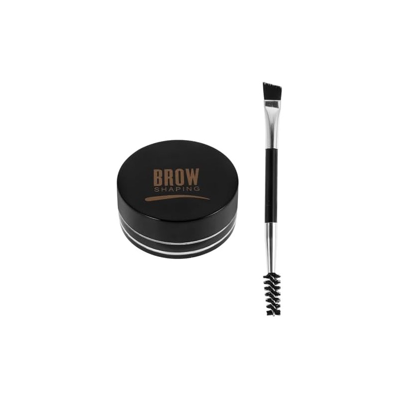 Gel negro para cejas resistente al agua con cepillo -