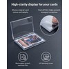 9-Card Acrylic Trading Card Display Frame, Wall or Desktop Stand