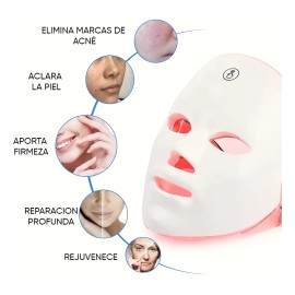 Mascara Led Facial De Skin Care Terapia Elimina Acne/arrugas