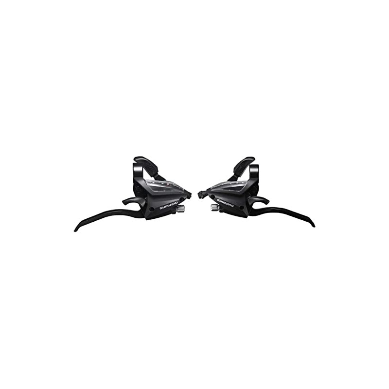 SHIMANO 3 x 8 V Black Shifters for Bicycles, Adults,