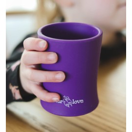 otterlove Silicone Baby & Toddler Training Cup - Pediatric OT Approved - 100% Platinum Pure LFGB Silicone - Unbreakable - Plastic Free - Tiny Cup Perfect for Baby Led Weaning