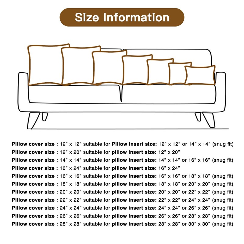 Artscope Cozy Striped Corduroy Pillow Covers Super Soft Decorative Square