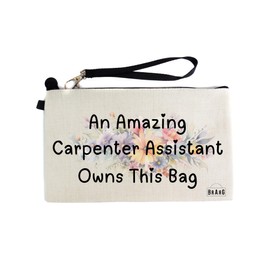 Gifts or Presents for Carpenter Assistants, an Amazing Carpenter Assistant Owns This Bag, Cosmetic Bags, Pencil Case - cb992