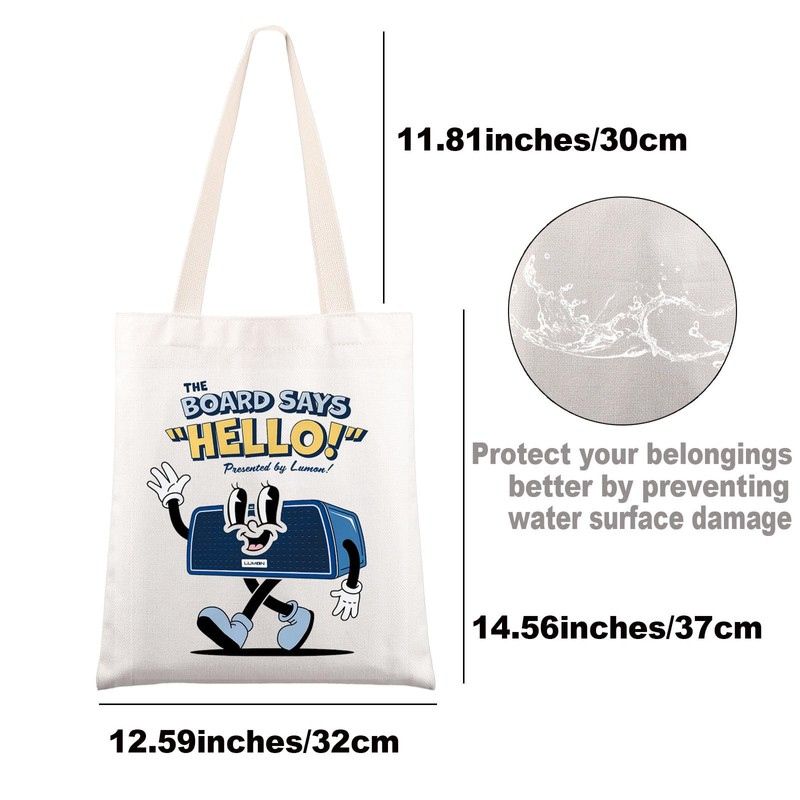 MYSOMY Macrodata Refinement Tote Bag Innie & Outie Gifts Lumon