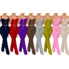 Zoctuo Women's Sexy Jumpsuits Spaghetti Straps Zipper 2 Piece Party