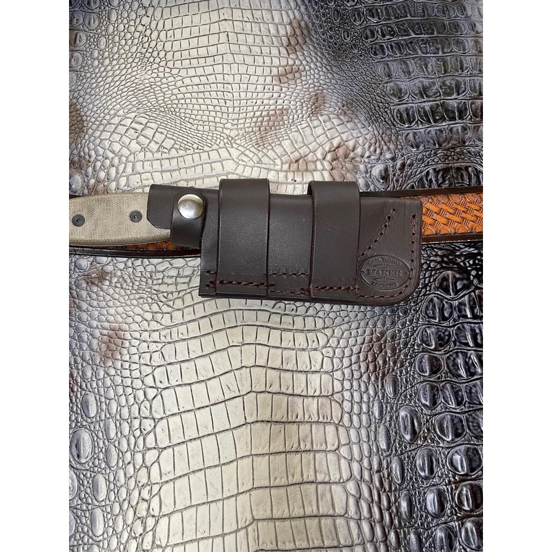 Carl Thomas Leathers Custom Made Horizontal Knife Sheath Made to