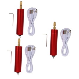 OSALADI 3 Sets Mini Carve Pen Electric Engraving Pen Grinding Pen Metal Glass Engraver Diy Tool