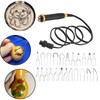Colcolo Wood Burning Kit Pyrography Pen 21 Wire Tips Non