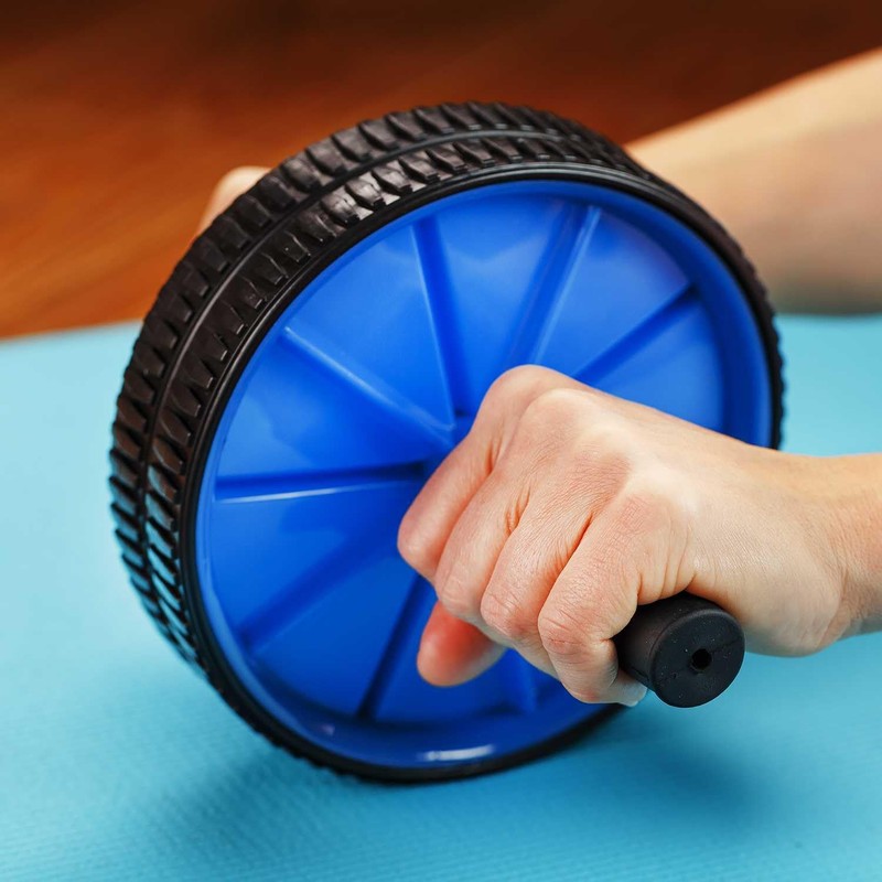 OcioDual Abdominal Roller Abdominal Trainer Roller Sports Equipment Home Abdominal