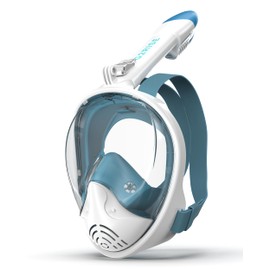 G2RISE Full Face Snorkel Mask Adults Snorkeling Set Gear with Detachable Camera Mount, Safe Breathing, Anti Fog & Anti Leak