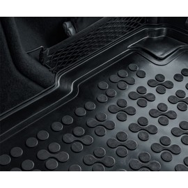 REZAW-PLAST Trunk Mat Compatible with Kia NIRO Hybrid 2017-2022 Cargo Liner All Weather Custom Fit Tailored Odorless Anti Slip Rear Rubber Floor Mat Waterproof SUV Accessories Black