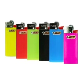 BIC Mini Lighters Pocket Size Classic 4 Ct each Color Set Safe & Child-Resistan - Yellow, Pack of 4