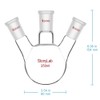StonyLab 250ml Glass 3 Neck Round Bottom Flask RBF, with