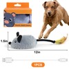 BABORUI Interactive Dog Toys Mouse, Escaping Mice Squeaky Dog Toy
