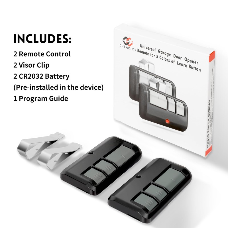 2 for Chamberlain LiftMaster Craftsman Garage Door Opener Remote 893LM