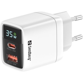 Sandberg 2-in-1 charger, 1 x USB-C 1 x USB 35 W, 441-52