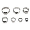 130Pcs Stainless Steel Hose Clamps 6 to 21mm Hose Clip