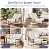 MAXYOYO Modern Accent Chair, Tufted Living Room Chair with Metal