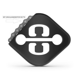 Silencer Holder Exhaust Rubber 83 13 2496 for Mercedes R107 SL Reinforced with Vulcanised Chain (3) Pack of 3