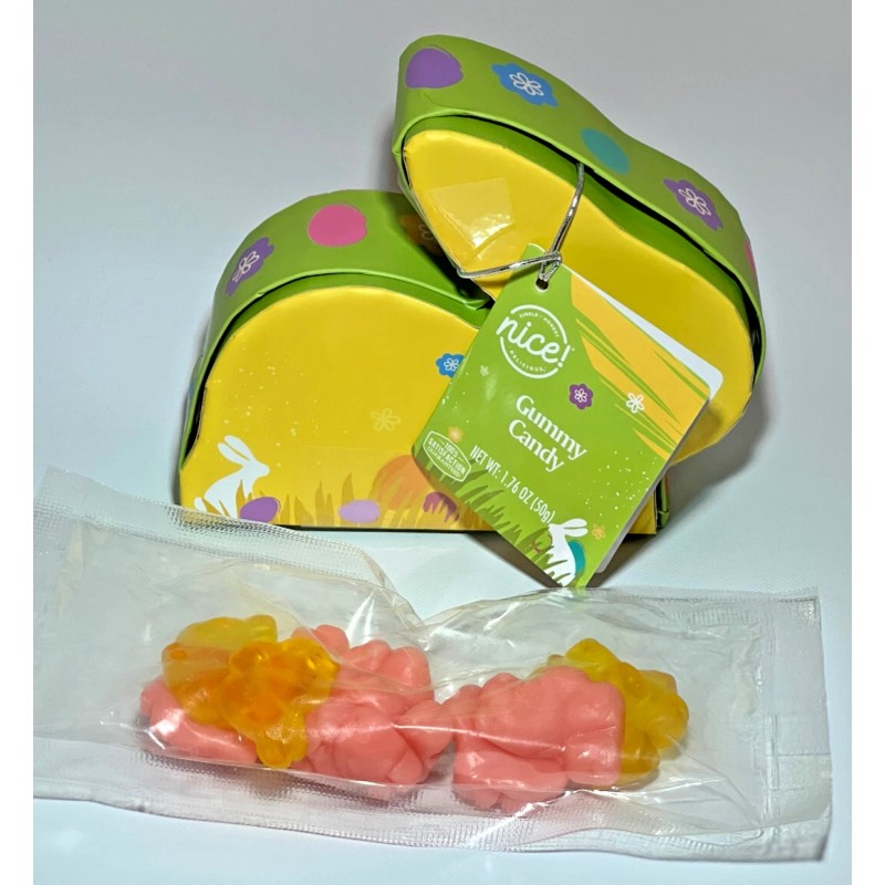 Nice! Easter Gummi Candy In Cute Bunny Box Rabbit