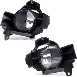 Altima Fog Light 2010 2011-2012 - RP Remarkable Power, for 2010-2012 4DR Sedan Driving Bumper Lamps with Black Cover Wiring Harness& Switch Clear Lens Kit FL7062