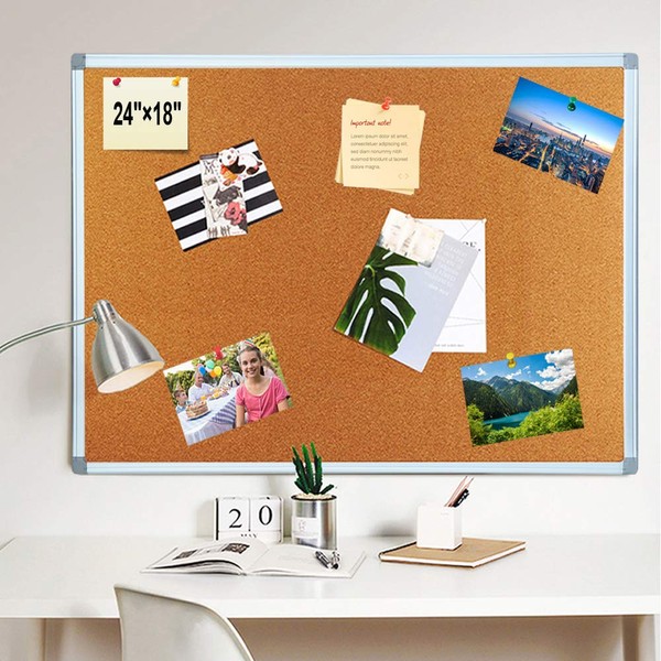 BIBOC Cork Bulletin Board,Felt Board, Pin Board, Notice Board, Memo
