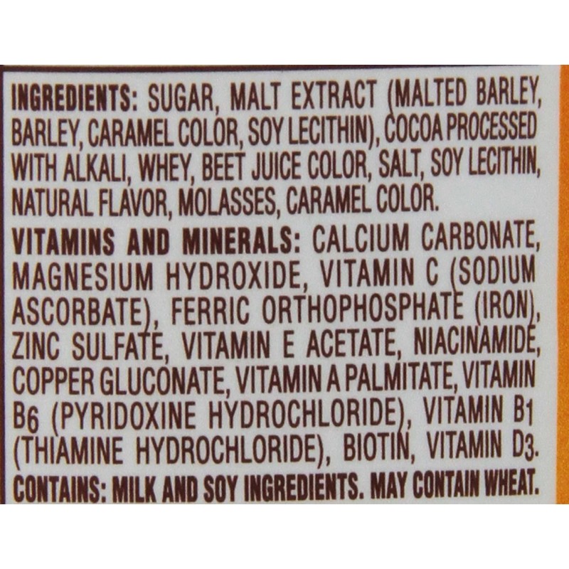 Ovaltine Chocolate Malt Powder Drink Mix Hot & Cold Milk