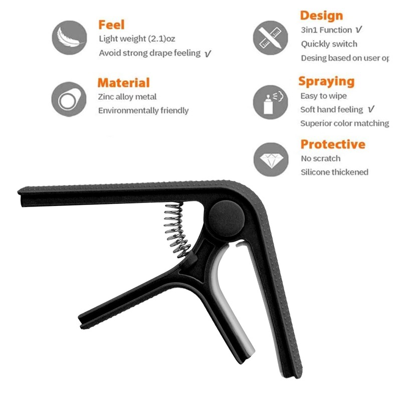 TEUOPIOE Guitar Capo For Acoustic Acoustic Guitar Capo Guitar Capo