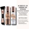 LUMINESS Silk Airbrush Spray Foundation 3-PC Kit - Foundation, Primer