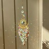 Yimofy Sun and Moon Crystal Suncatcher for Windows Hanging, Crystal
