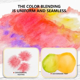 kander 30 Color Watercolor Paint Set with Detail Paint Brushes