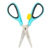 FONZELL Safety Scissors with Safety Lock - Blue 14cm