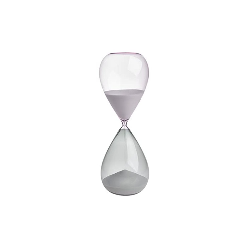 TFA Dostmann Sanduhr 30 Minuten, 18.6010.02.40, aus Glas, Zeitmesser, Timer,