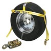 Ancra Cargo 30TB-MS: Tire Bonnet, W/Ratchet, 14"-15" Tires, Snap Hooks,
