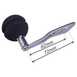 Elizabeth Abu Daiwa Single Power Handle 62 72mm Reel EVA Right Nut Fishing Supplies