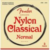 Fender Nylon Acoustic Strings, 100 Clear/Silver, Tie End, Gauges .028-.043,