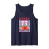 Coquette Strawberry Pink Bows Girl Fruit Lover Birthday Tank Top