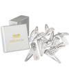 HAARallerliebst Hair Clips (20 Pieces | Silver Shimmering | 5