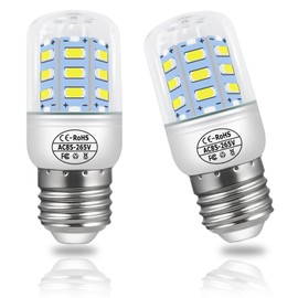 WISINY KEI D34L 5304511738 LED Light Compatible for Frigidaire Refrigerator Light Bulb AC100-265v 3.5w Refrigerator Bulb E26 2 Pack