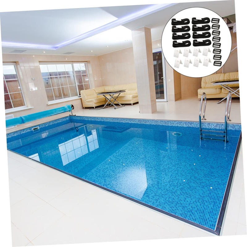 BESPORTBLE 1 Set Pool Solar Blanket Strap Kit Cover Roller