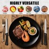 LECEHIVO 220 Pcs Steak Knives with Plastic Handle 8.39 Inches