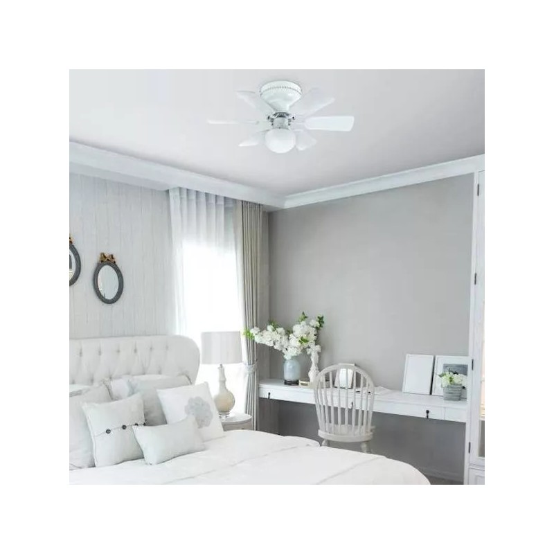 Westinghouse Petite 30 Inch White Ceiling Fan with LED Light