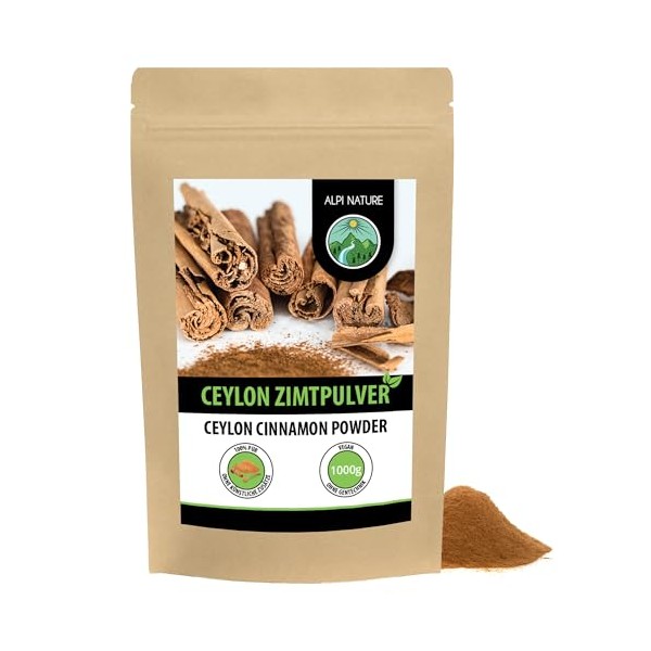 Alpi Nature Ceylon Zimt gemahlen 1kg von Alpi Nature, Ceylon