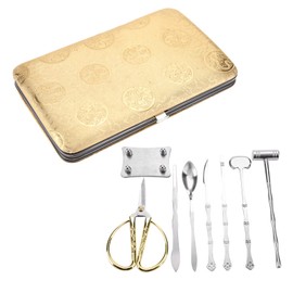 QANYEGN 8Pcs Seafood Tools Set, Lobster Crab Nut Tool Set, Seafood Scissors Set, Lobster and Crab Lovers